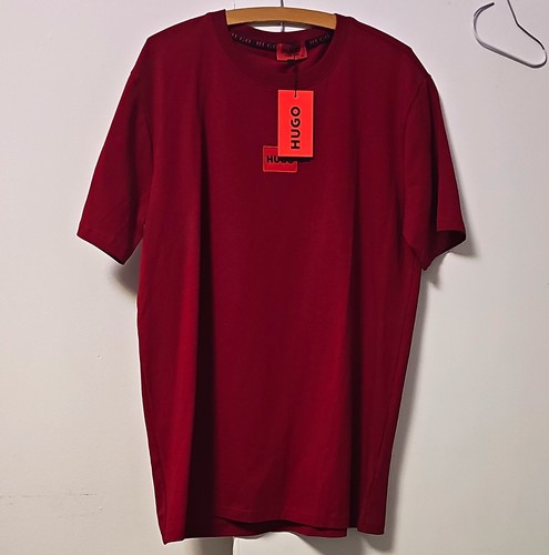 Hugo men red crew - men’s, neck