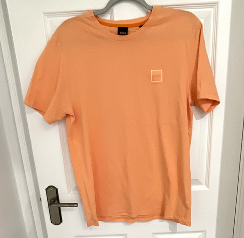 Boss men orange crew - boss, neck