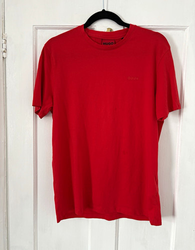 Hugo men red crew neck - crew, logo