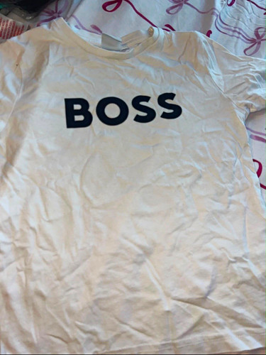 Boss men white crew neck - crew,
