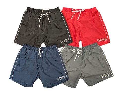 Hugo boss swim shorts black - hugo,