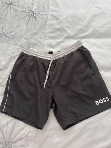 Hugo boss dark grey swim - grey,