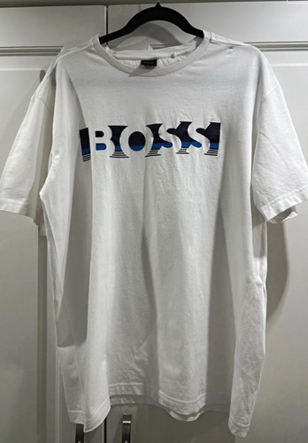 Boss men white - men's, cotton
