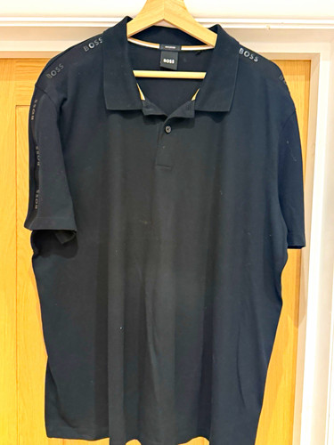 Boss men black solid logo - boss, men’s